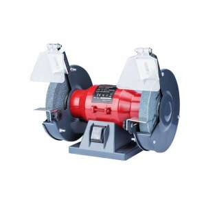 Mașină de șlefuit de banc Worcraft, 150W, 150mm, roșu, două discuri de șlefuit, scuturi de protecție - Scule electrice & Unelte