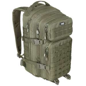 MFH Assault Modular Backpack, 30 Liter, Green, Side View - Dressing Accessory