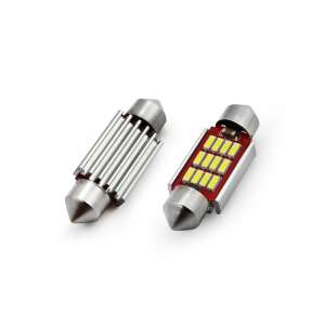 2 pack C5W LED car bulbs, 12 SMD 4014, 39mm white, 12/24V, CANBUS - Light & Indicator