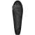 Hannah Scout 120 mummy sleeping bag, dark shadow/anthracite color, unzipped, top view