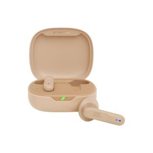 Бежови JBL Wave Flex True Wireless слушалки с кутия за зареждане - Слушалки