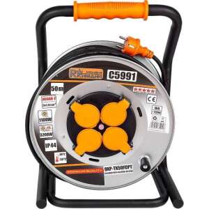 Richmann Exclusive Industrial Extension Reel, 3x1.5 mm², IP44, 50 m