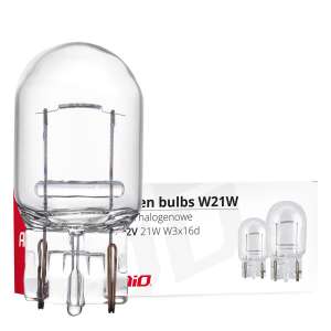 Amio Halogen bulbs W21W T20 12V 21W W3x16d car light bulb - Light & Indicator