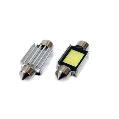 2 db-os becuri C5W 39mm LED autóizzó készlet CANBUS-szal, 3xCOB, fehér, 12V