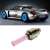 Pink LED valve cap for car or bicycle, motion sensor activated, set of 2