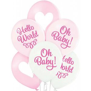 Belbal Oh Baby Girl Pastel Latex Lufi - 6 db - 30cm