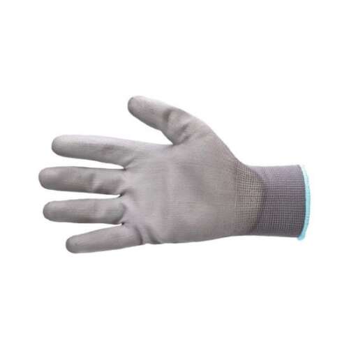 BEOROL BUNTER grey-L work gloves, size L, polyurethane coated, antistatic, EN388 CE certified