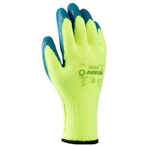 Ardon DAVIS winter work gloves, size M, green and blue - Work gloves