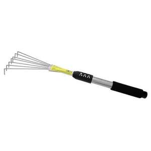 Mini garden rake with aluminum handle, 7 tines, 9.5x53 cm - Rake