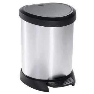 Curver kuka, 20 L, ezüst / fekete, stainless steel trash can with pedal - Curver Trash can