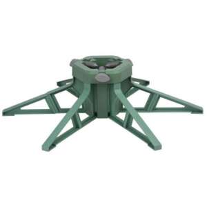 STARFISH Christmas Tree Stand, 400 mm, green plastic, for trees up to 115 mm trunk diameter and 2.3 m tall - Christmas tree stand