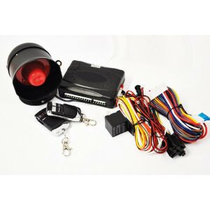 Amio CA14 car alarm system with remote controls, siren, and wiring - Vehicle alarm & lock