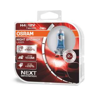 Osram Night Breaker Laser H4 12V 60/55W P43t autožiarovky, balenie 2 ks - Auto žiarovky