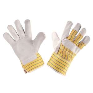 NEO Leather Work Gloves, Grey, XXL Size - Work gloves