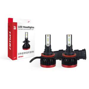 Set of 2 AMiO BF Series LED Headlights for H8, H9, and H11 car models - Light & Indicator