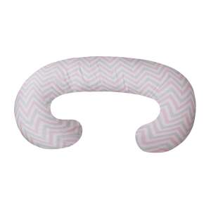 Husa pentru pernă de alăptare Comfort Womar Zaffiro, 250 cm, model chevron lila - Womar