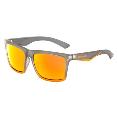 Relax Cobi R5412A polarized sunglasses with orange mirrored lenses