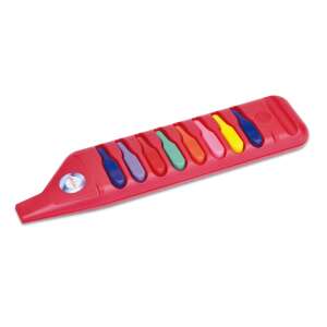 Red Bontempi Playmonica toy band harmonica - Bontempi