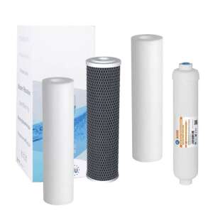 Aquafilter 4 részes elő és utó-szűrőbetét szett RO rendszerekhez - Aquafilter