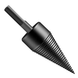 Fahasító kúp hatszögletű szárral, fahasító kúp hatszögletű szárral - Fejsze, balta és rönkhasító kiegészítő