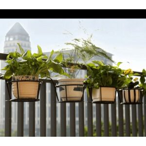 Hanging Flower Pot - Black 143615507 - Plant Stand