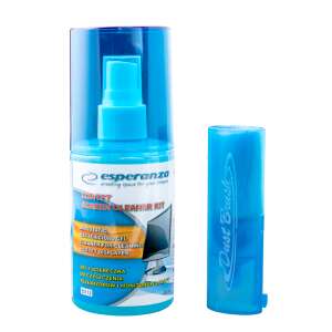 Set de curățare a ecranelor LCD/LED Esperanza ES112, include gel de curățare și o cârpă din microfibră - Produse de curățare pentru calculatoare
