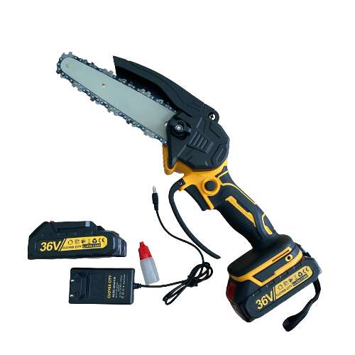 Akkumulátoros mini láncfűrész 2 db. 36V akkumulátorral, 6 colos, MS-874