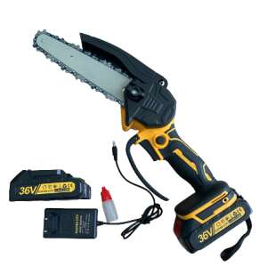 Cordless mini chainsaw with 2 batteries, 36V, 6 inch, MS-874 - Pruner