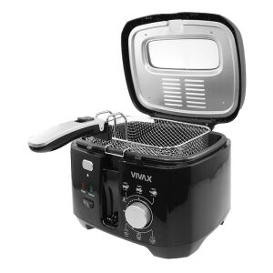 Nyitott Vivax DF-1800B olajsütő sütőkosárral - Vivax