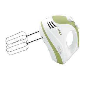 Mixer vertical Vivax HM303WG, alb și verde, vedere 3/4 - Roboți de bucătărie, Mașini de făcut paste, Tocatoare de bucătărie, Mașini de tocat carne și Mixere de mână