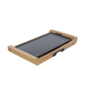 Szögletes nézet a Vivax EG-4020HZ elektromos grillről fehér háttérrel - Vivax