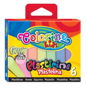 Colorino Kids Glow Gyurma - 6 db