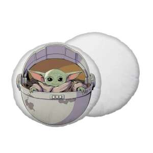 Star Wars Mandalorian Grogu kerek díszpárna, 40 cm - Díszpárna