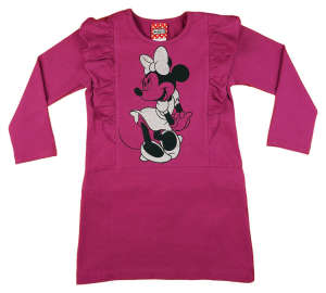Disney hosszú ujjú Kislány ruha - Minnie Mouse #lila - 128-as méret 31173832 Kislány ruha - 8 - 9 év