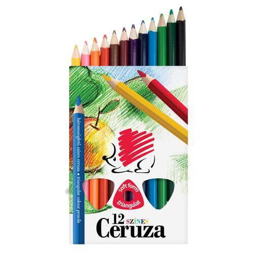 ICO SÜNI Jumbo Háromszögletű Színesceruza - 12 db