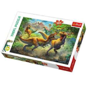 Harcoló Tyrannosauruszok puzzle - 160 darabos 54545365 Puzzle