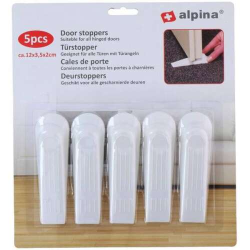 ALPINA műanyag ajtókitámasztó szett - 5 darabos
