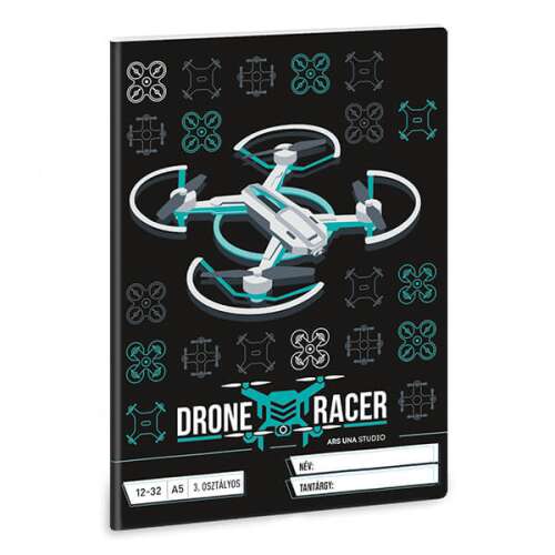 Drone Racer füzet - 3. osztályos vonalas 12-32