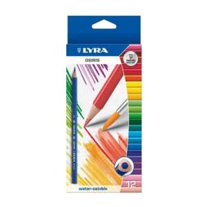LYRA színesceruza ajándék ecsettel - AQUARELL Színesceruza készlet - 12 darabos 54547570 