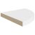 vidaXL Fehér Sarokpolc - MDF - 35x35 cm