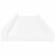 2 db Fehér MDF Fali Polc - 80 cm - Képkeret Tartó 183668695
