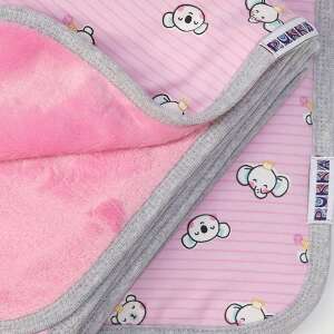 Pukka babatakaró és párna szett aranyos állatmintával, rózsaszín - Pukka