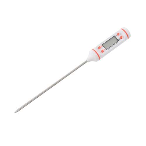 Digitálny teplomer na potraviny Envisage, biely, so sondou, na varenie, pečenie a meranie tekutín