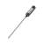 Digital food thermometer with probe, Floveme, for kitchen, liquids, food, cakes, dairy, wax, food, quality assurance model, black