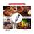 Digital food thermometer with probe, Floveme, for kitchen, liquids, food, cakes, dairy, wax, food, quality assurance model, black