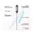 Digital food thermometer with probe, Floveme, for kitchen, liquids, food, cakes, dairy, wax, food, quality assurance model, black