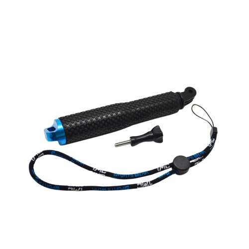 GoPro selfie tyč, GoPro Hero akčná kamera teleskopický monopod, SJ kamera, Xiaomi, GitUp, modrý kryt