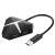 Envisage Hub splitter, 4 USB 3.0 ports, black, front view