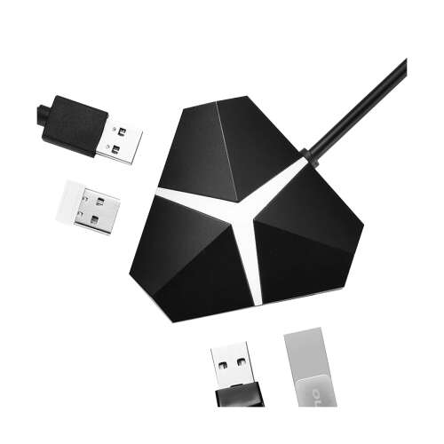 Envisage Hub Splitter, 4 USB 3.0 порта, черен