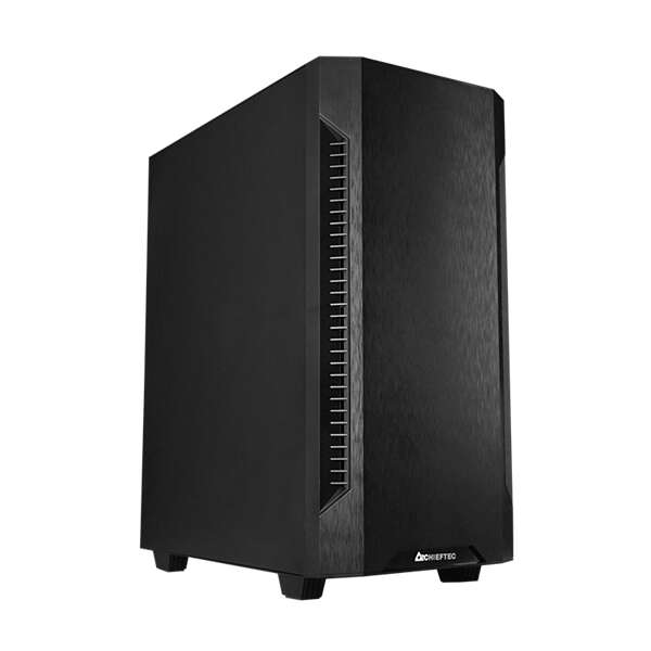 Chieftec ház elox as-01b-op atx, 1db ventillátorral, tápegység né...